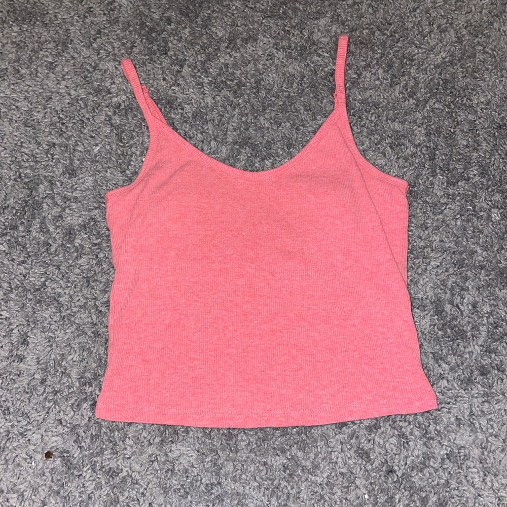PINK-Victorias Secret CORAL TANK TOP W/padded bra